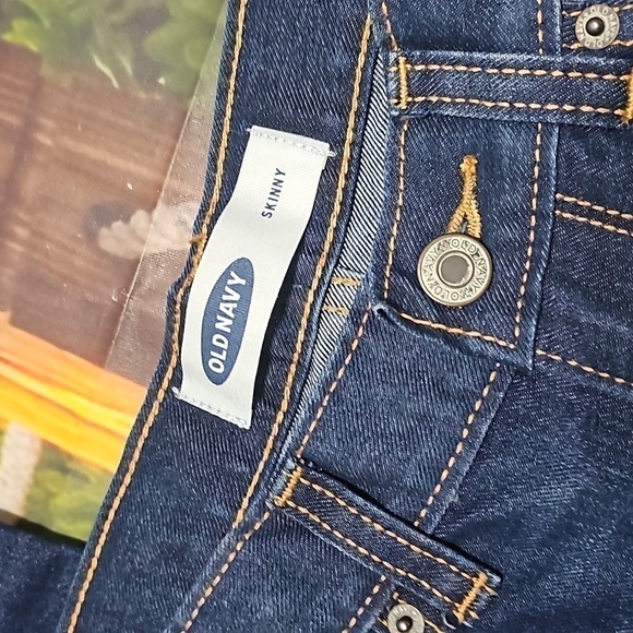Old Navy Blue Skinny Jeans Size 12 NWT - Picture 3 of 6